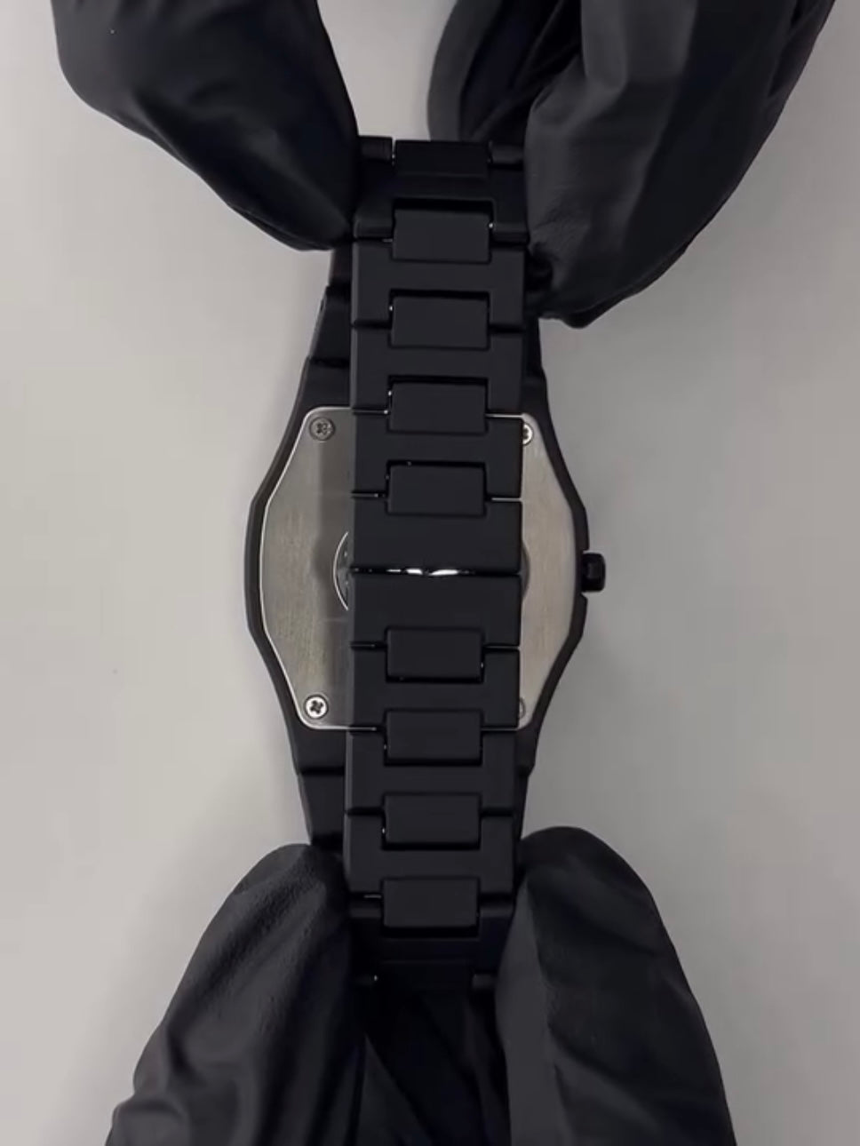 Full BLACK AURA Quartz Watch-Lightweight Design,Premium Quality Watch without box