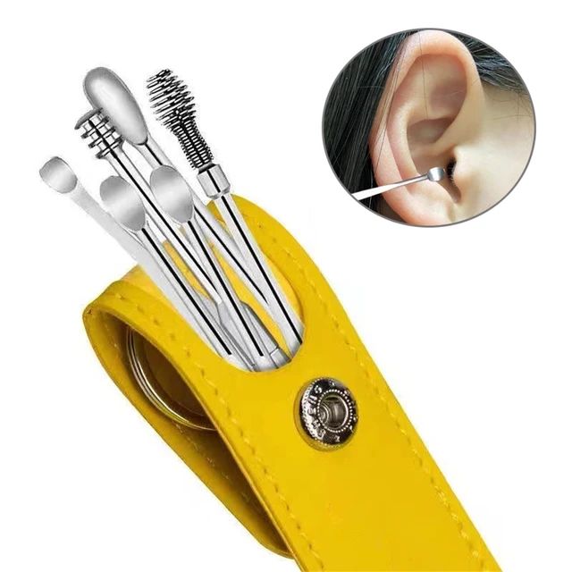 Portable Stainless Steel Ear Cleaning Tool Kit