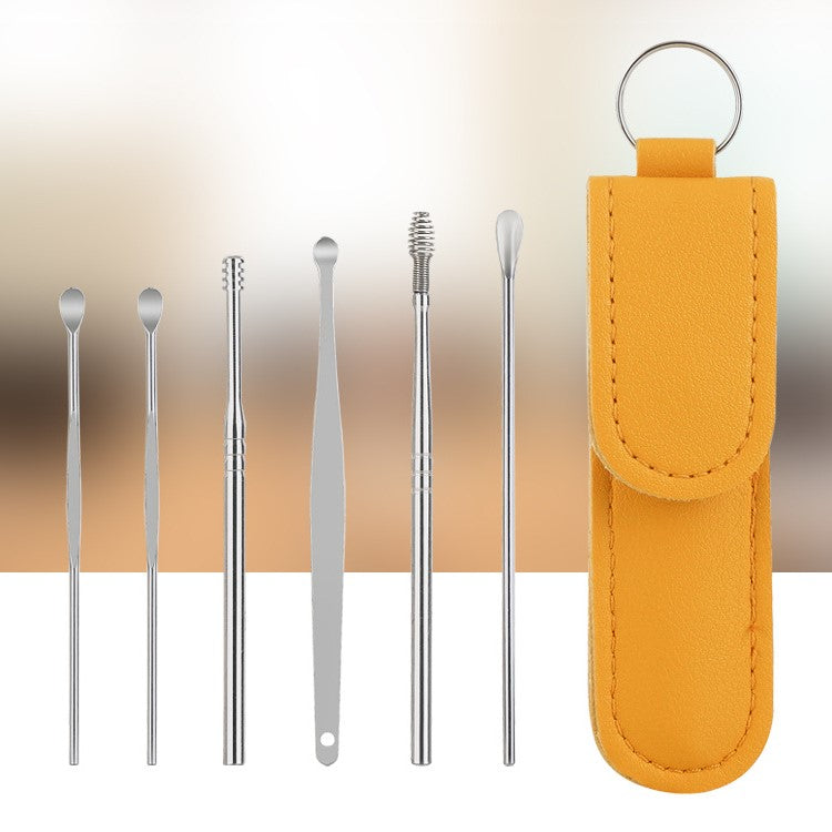 Portable Stainless Steel Ear Cleaning Tool Kit