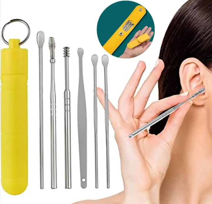 Portable Stainless Steel Ear Cleaning Tool Kit